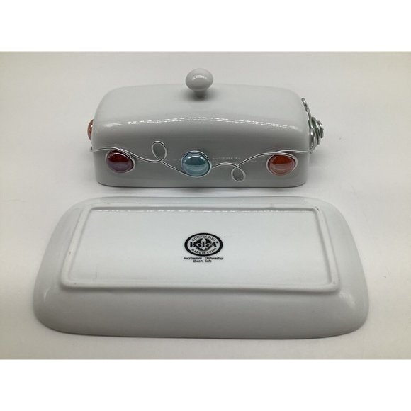 Cordon Blue BIA Jeweled Butter Dish - Picture 9 of 14